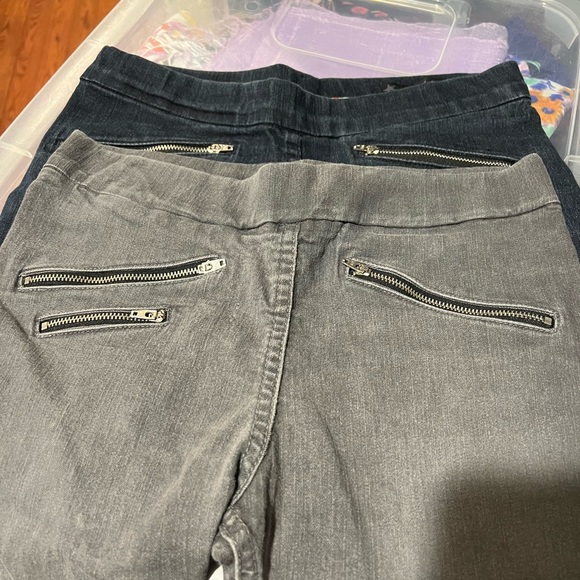 ROCKSTAR Sushi*Gray Ankle Zipper Jean*Size 27 $189 - Picture 5 of 5